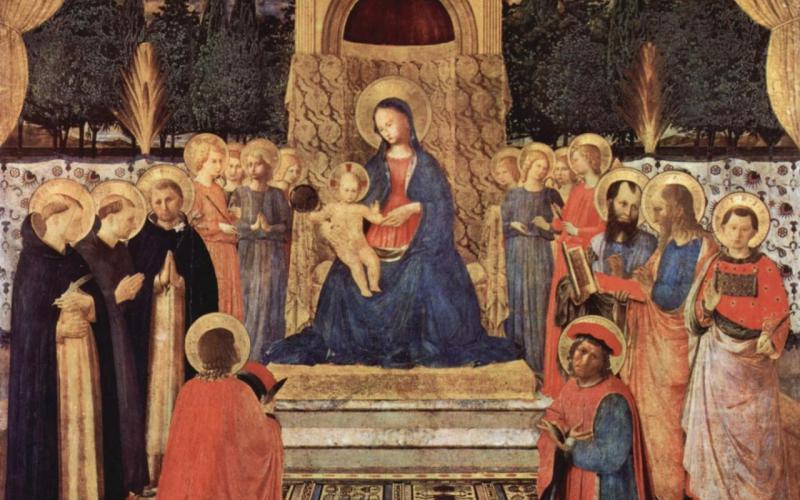 Fra Angelico San Marco Altarpiece painting